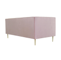 Sofa Parisian Velvet Pudrowy róż