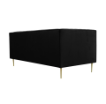 Sofa Parisian Velvet czarny i antracyt