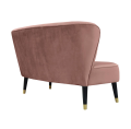 Sofa Muszla Brudny Róż
