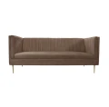 Sofa Parisian Velvet odcienie beżu