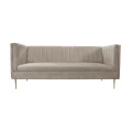 Sofa Parisian Velvet odcienie beżu