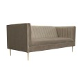 Sofa Parisian Velvet odcienie beżu