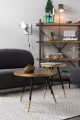 Stolik kawowy Nutel  M drewniany White Label Living