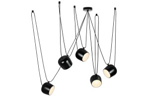 Lampa wisząca EYE 5 - aluminium 