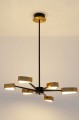 Lampa wisząca Galaxia czarno - złota