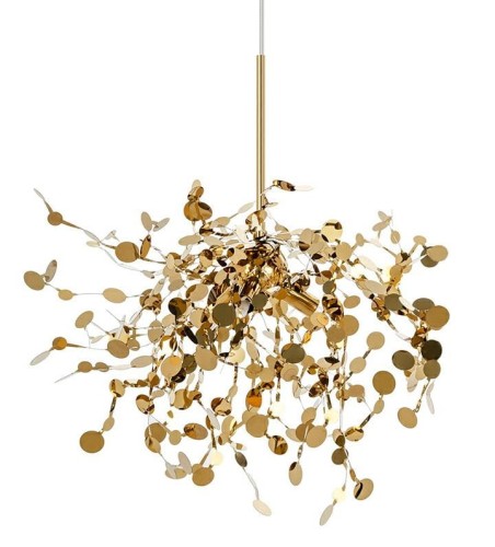 Lampa wisząca Monete złota single