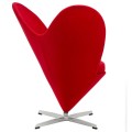 Fotel tapicerowany Serce kolory