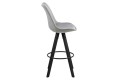 Stołek barowy Dima szary melanż/ nogi czarne