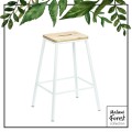 Stołek barowy Seattle white