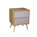 Szafka nocna Volet beż/ natural