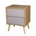 Szafka nocna Volet beż/ natural