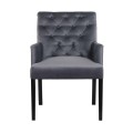 Prosty fotel Chesterfield Pierre