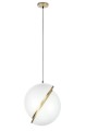 Lampa wisząca Globe 38 złota