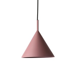 Lampa wisząca Triangle metalowa fioletowa M