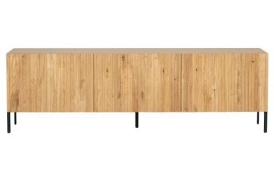 Szafka pod telewizor Gravure dąb naturalny