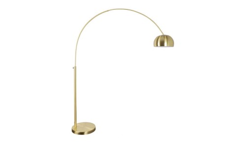 Lampa podłogowa BOW w kolorze mosiężnym Zuiver