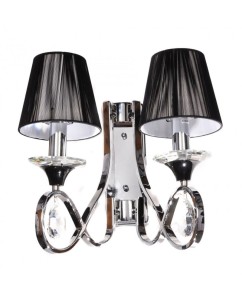 Elegancki kinkiet kryształowy Negrio W2