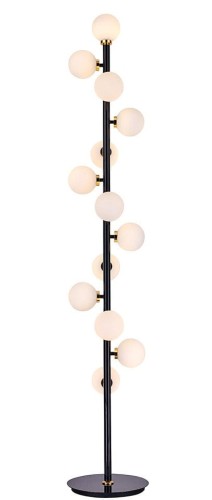 Lampa podłogowa COSMO FLOOR BLACK Moosee