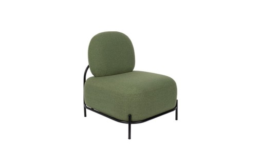 Fotel Lounge Polly zielony White Label Living