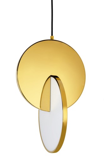 Lampa wisząca DISCO złota Moosee