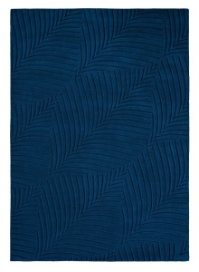 Niebieski Dywan Geometryczny FOLIA NAVY