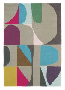 Wielokolorowy dywan geometryczny ESTELLA HARMONY
