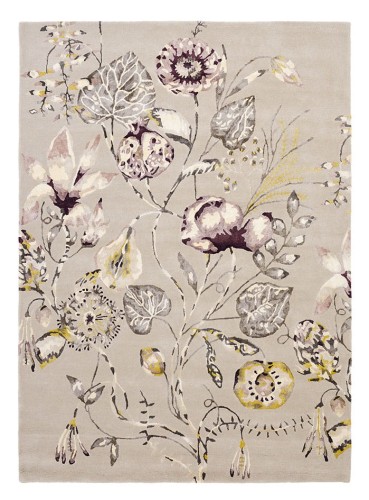 Beżowy dywan w kwiaty QUINTESSENCE HEATHER