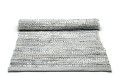 Szary dywan skórzany z recyclingu LEATHER LIGHT GREY