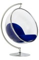 Fotel Bubble Stand chrom tkanina