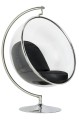 Fotel Bubble Stand chrom ekoskóra