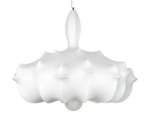 Lampa wisząca RAGNATELA 180 biała z kompozytu