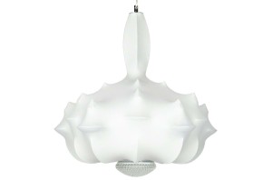 Lampa wisząca RAGNATELA 80 biała z kompozytu