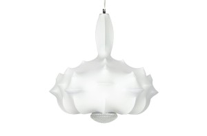 Lampa wisząca RAGNATELA 60 biała z kompozytu