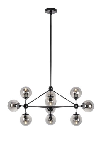 Lampa wisząca PLANETARIO 10 - klosze dymione