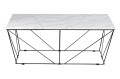 Stolik kawowy Cube 120x60 biały marmur