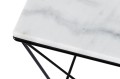 Stolik kawowy Cube 120x60 biały marmur