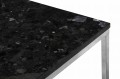 Stolik kawowy Accent blat Labradoryth chromowa podstawa 75x75 