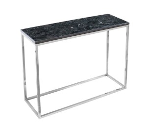 Konsola Accent blat labradoryt podstawa chrom