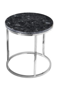 Stolik kawowy Accent 50 blat labradoryt podstawa chrom