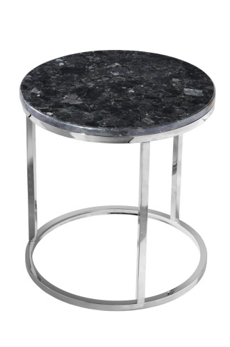 Stolik kawowy Accent 50 blat labradoryt podstawa chrom
