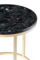 Stolik kawowy Accent 50 labradoryt podstawa złoty mat