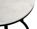 Stolik kawowy Accent 50 marmur czarna podstawa 