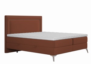 Łóżko Soho z pojemnikiem ceglane