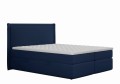 Łóżko kontynentalne Qbic z pojemnikiem granatowe