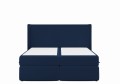 Łóżko kontynentalne Qbic z pojemnikiem granatowe