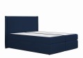 Łóżko kontynentalne Qbic z pojemnikiem granatowe