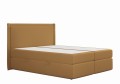 Łóżko kontynentalne Qbic z pojemnikiem karmel