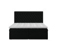 Łóżko kontynentalne Elegance z pojemnikiem czarne