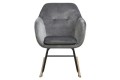 Fotel bujany Emilia VIC szary