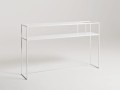 Konsola Senso Flower Metal biała 120x25